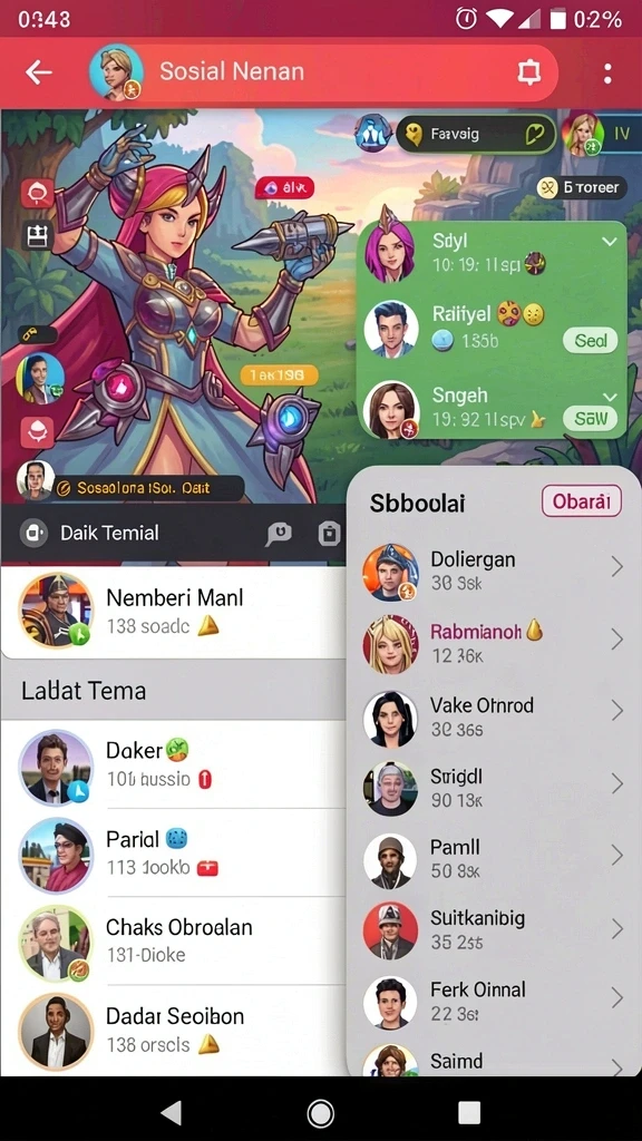 666j - Tangkapan layar memperlihatkan fitur multiplayer yang menarik.