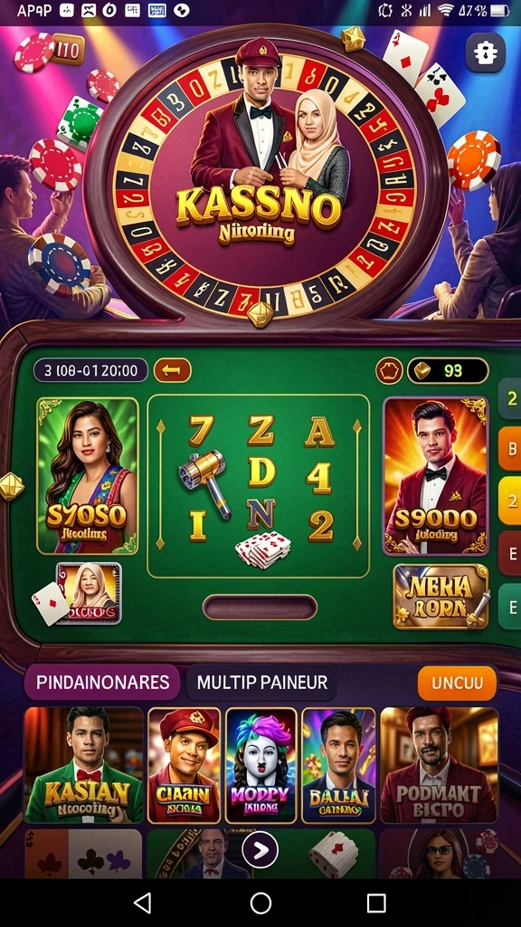 678luck - Tampilan antarmuka yang menarik dan mudah dinavigasi.