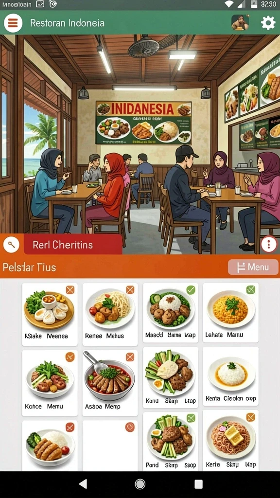 tempur99 - Tampilan antarmuka yang menarik dan user-friendly.